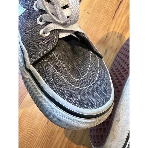 Vans Charcoal and White High-Top Sneakers - Picture 11 of 12